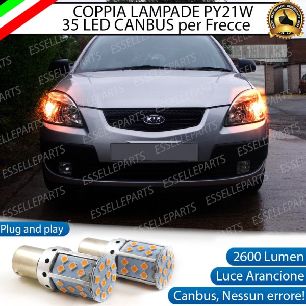 Coppia Frecce Anteriori PY21W 35 LED Canbus Kia Rio 2