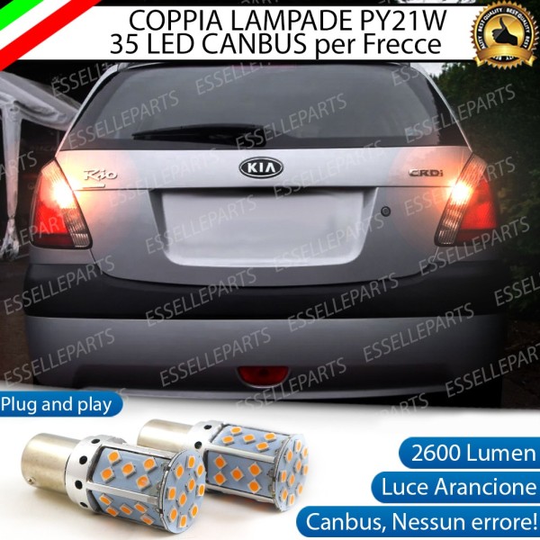 Coppia Frecce Posteriori PY21W 35 LED Canbus KIA Rio 2
