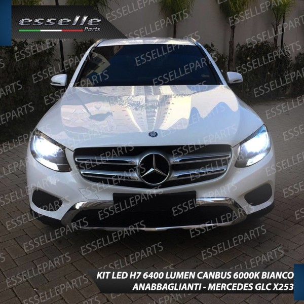 Kit Full LED H7 6400 LUMEN Anabbaglianti MERCEDES GLC