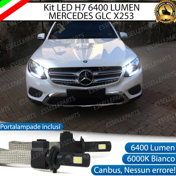 Kit Full LED H7 6400 LUMEN Abbaglianti MERCEDES GLC