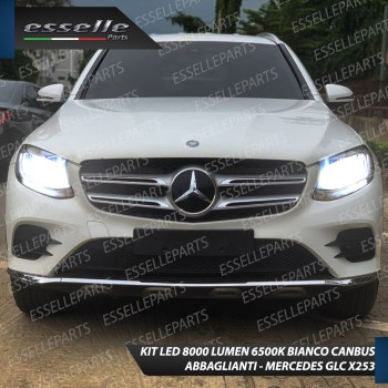 Conversione Fari Full Led H7 per Mercedes GLC 6000K Canbus