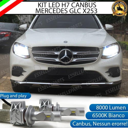 Kit Full LED H7 8000 LUMEN Abbaglianti MERCEDES GLC