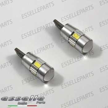 Coppia Lampade T10 6 LED Luci Di Posizione per Aprilia RXV  550   2007-2008