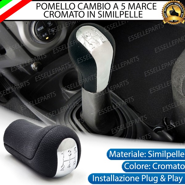 Pomello Leva Cambio Toyota Corolla E120 verso 5 marce Cromato
