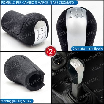 Pomello Leva Cambio Toyota Yaris mk1 5 marce Cromato Pomello Leva Cambio Toyota Yaris mk1 5 marce Cromato