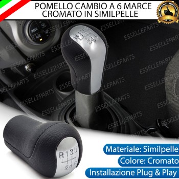 Pomello Leva Cambio Toyota Yaris mk1 6 Marce Cromato Pomello Leva Cambio Toyota Yaris mk1 6 Marce Cromato