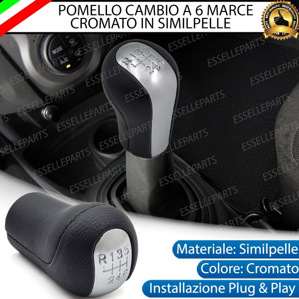 Pomello Leva Cambio Toyota Aygo MK1 verso 6 Marce Cromato