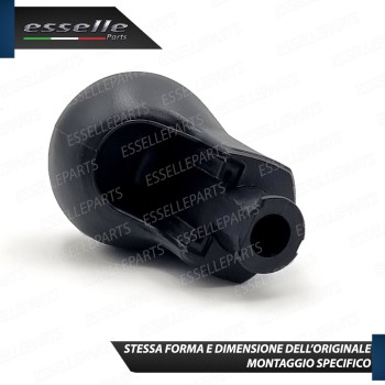 Pomello Leva Cambio Opel Corsa E 5 Marce Abs Nero Con Ghiera Cromata Specifico Pomello Leva Cambio Opel Corsa E 5 Marce Abs Nero Con Ghiera Cromata Specifico