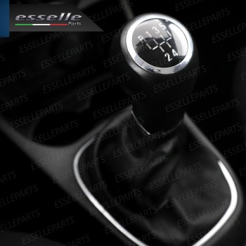 Pomello Leva Cambio Opel Corsa E 5 Marce Abs Nero Con Ghiera Cromata Specifico Pomello Leva Cambio Opel Corsa E 5 Marce Abs Nero Con Ghiera Cromata Specifico