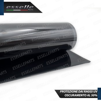 Fascia Parasole Parabrezza Adesiva Nera Fumè 145 x 25 CM per Opel Combo F Fascia Parasole Parabrezza Adesiva Nera Fumè 145 x 25 CM per Opel Combo F