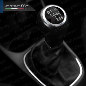 Pomello Leva Cambio Opel Corsa E 6 Marce Abs Nero Con Ghiera Cromata Specifico Pomello Leva Cambio Opel Corsa E 6 Marce Abs Nero Con Ghiera Cromata Specifico
