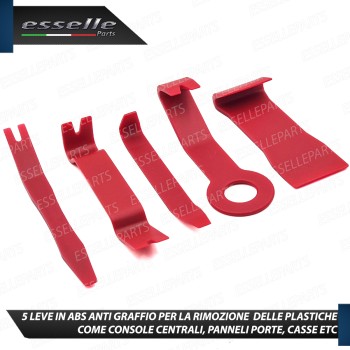 Kit 6 Leve Smontaggio Professionale per Abarth 500E  Antigraffio