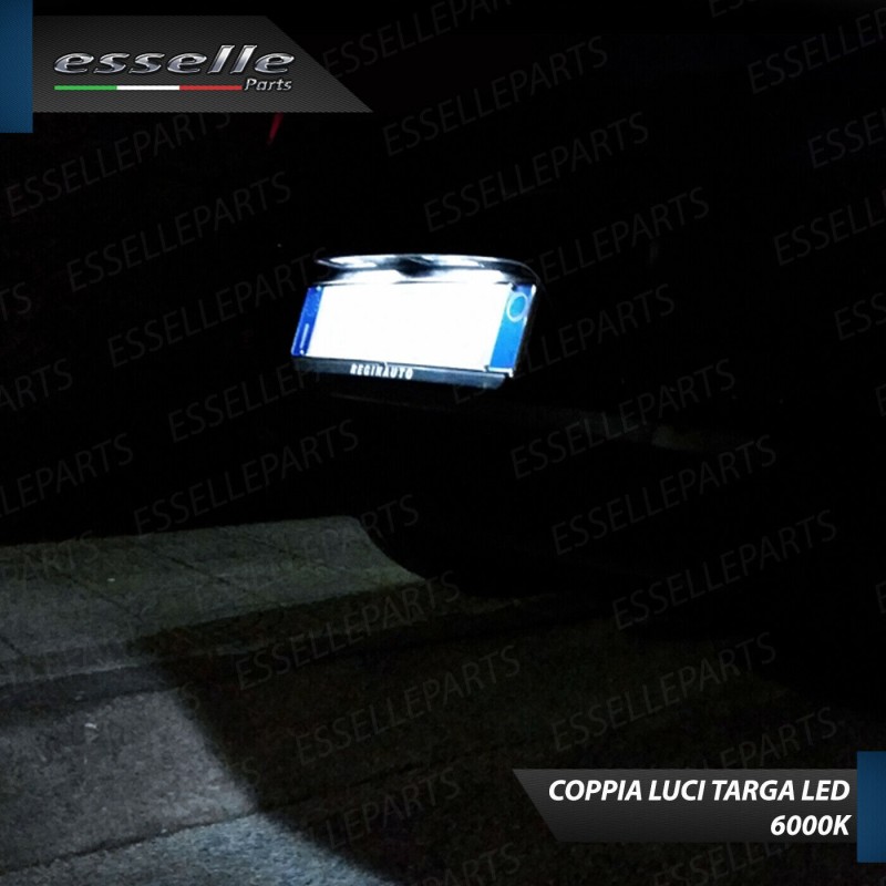 Coppia Lampade T10 W5W 9 LED canbus per luci Targa per Skoda Fabia 3
