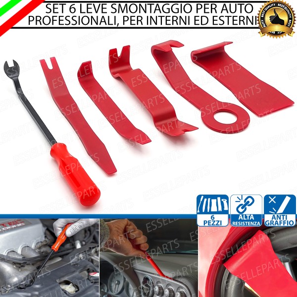 Kit 6 Leve Smontaggio Professionale per Citroen DS7 Antigraffio