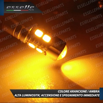 Coppia Frecce PWY24W 10 LED Canbus luce arancione / ambra