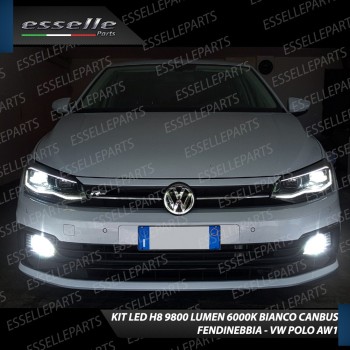 Kit Full Led 6000k canbus VW POLO AW1 H8 Fendinebbia No Error