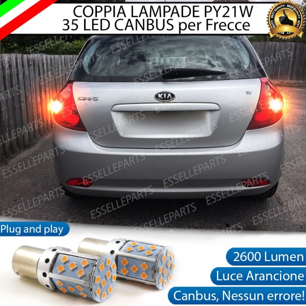 Coppia Frecce Posteriori P21W 35 LED Canbus KIA CEED PRO CEED I