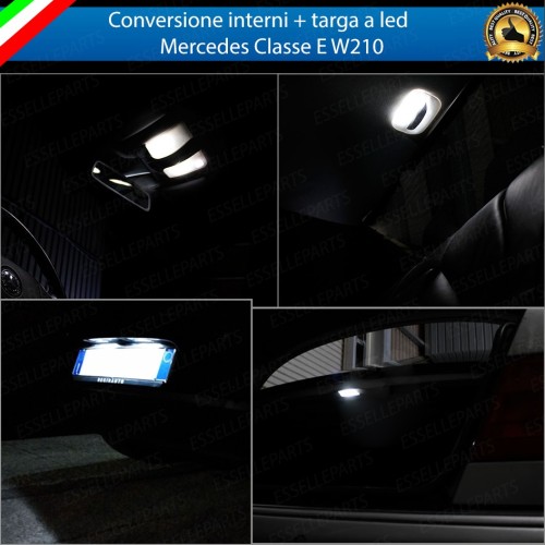 Led interni + Targa per MERCEDES CLASSE E W210