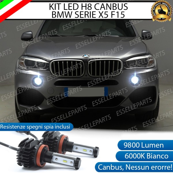 Kit Full LED H8 coppia lampade FENDINEBBIA BMW X5 F15 F85