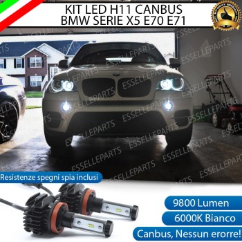 Kit Full Led 6000k canbus BMW X5 E70 H11 Fendinebbia No Error