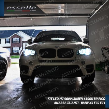 Kit Full LED H7 9600 LUMEN Anabbaglianti BMW X5 E70