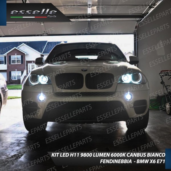 Kit Full Led 6000k canbus BMW X6 E71 E72 H11 Fendinebbia No Error