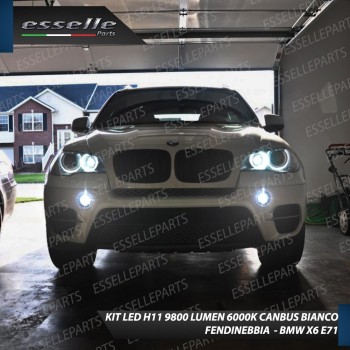 Kit Full Led 6000k canbus BMW X6 E71 E72 H11 Fendinebbia No Error