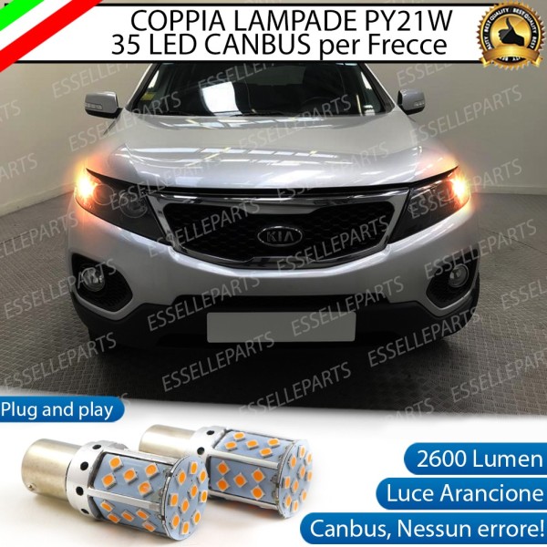 Coppia Frecce Anteriori PY21W 35 LED Canbus Kia Sorento 2