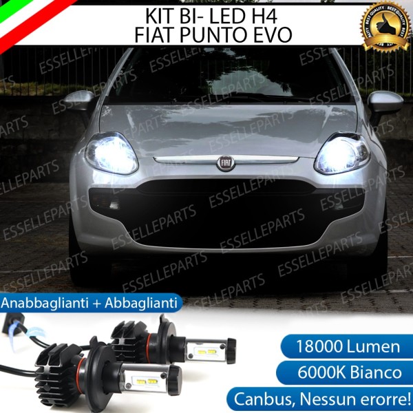 Coppia lampade bulbi kit XENO Fiat Punto EVO H4 35w 6000k lampadina HID fari 