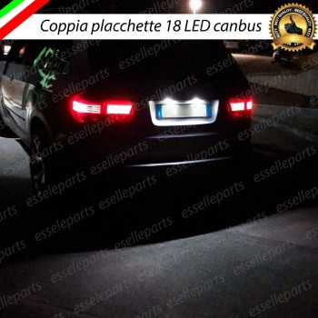 Placchette Luci Targa Led BMW X5 E70 6000K Bianco