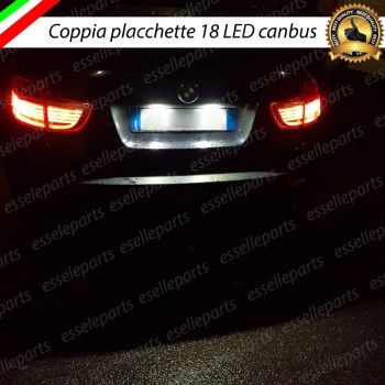 Placchette Luci Targa Led BMW X6 E71 6000K Bianco