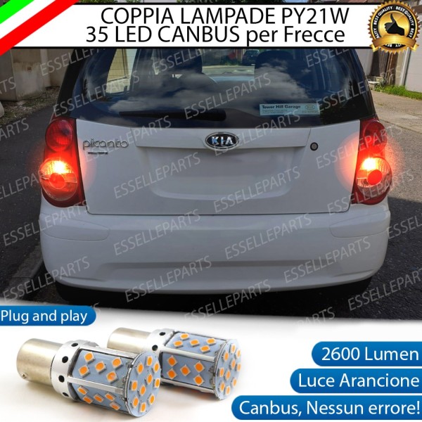 Coppia Frecce Posteriori PY21W 35 LED Canbus KIA Picanto