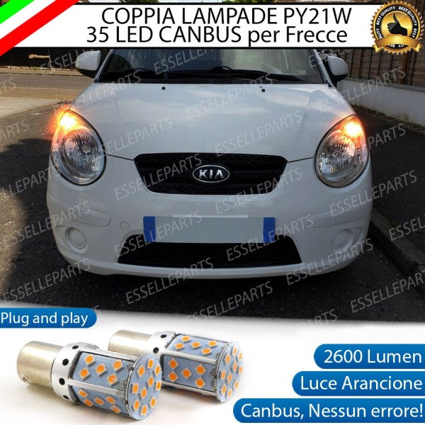 Coppia Frecce Anteriori PY21W 35 LED Canbus Kia Picanto