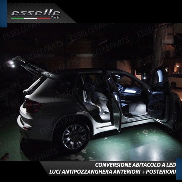 Kit LED Interni + LED Targa Per Bmw X5 E70 6000K Canbus