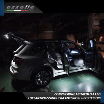 Kit LED Interni + LED Targa Per Bmw X5 E70 6000K Canbus