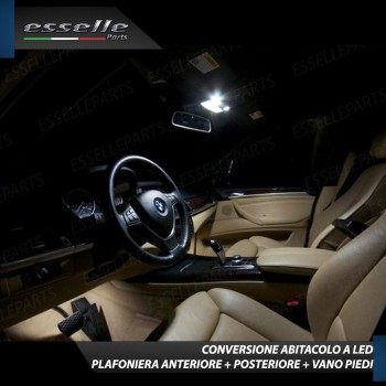 Kit LED Interni + LED Targa Per Bmw X6 E71 E72 6000K Canbus