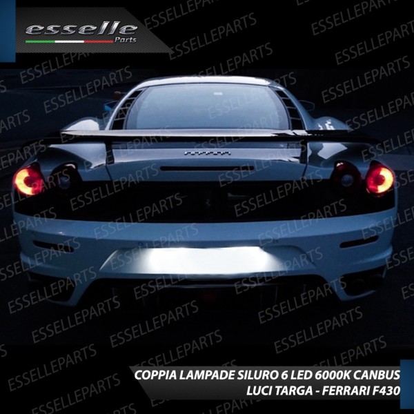 Kit LED Interni + LED Targa Per Ferrari F430 6000K Canbus