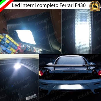 Kit LED Interni + LED Targa Per Ferrari F430 6000K Canbus