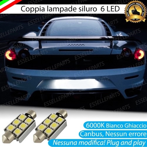 Luci Targa 6 LED Canbus 6000K per FERRARI F430