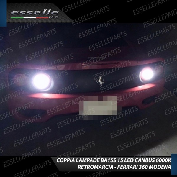 Luci Retromarcia 15 LED FERRARI 360 MODENA CON LENTE FRONTALE