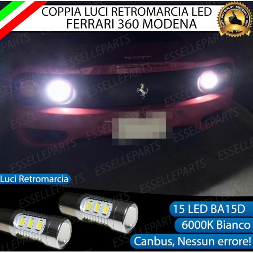 Luci Retromarcia 15 LED FERRARI 360 MODENA CON LENTE FRONTALE