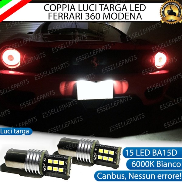 Luci TARGA 15 LED BA15S P21W FERRARI 360 MODENA