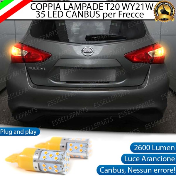 Lampade LED Frecce Posteriori Per Nissan Pulsar Arancioni