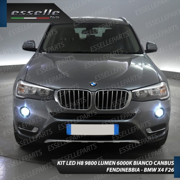Kit Full Led 6000k canbus BMW X4 F26 H8 Fendinebbia No Error