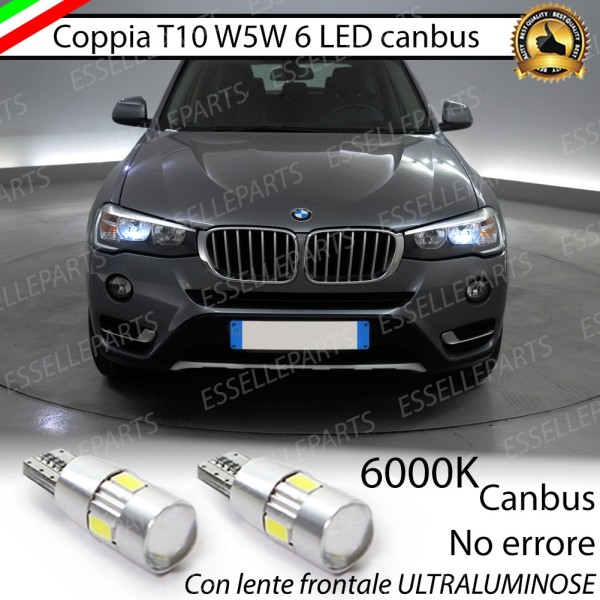 Luci posizione 6 LED Canbus 400 Lumen