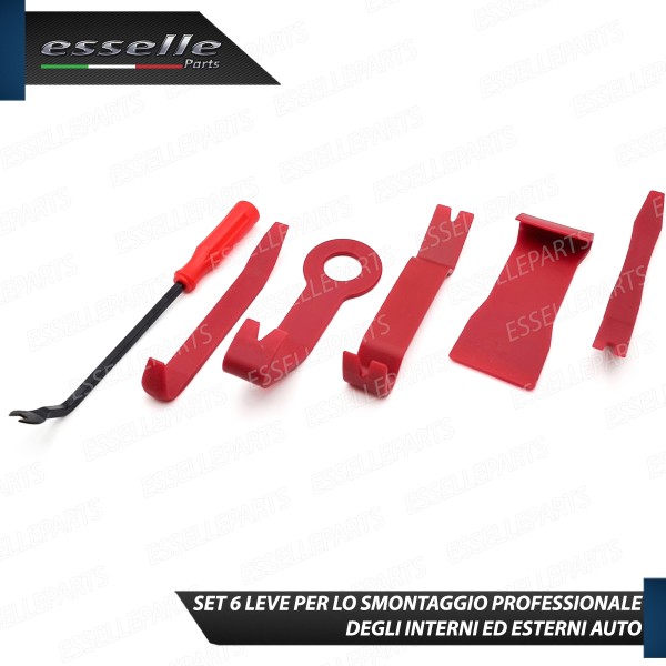 Kit 6 Leve Smontaggio Professionale per Opel Corsa E Antigraffio