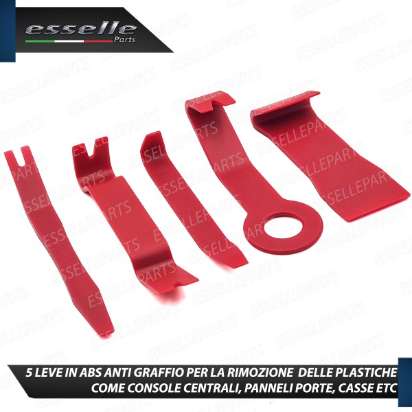 Kit 6 Leve Smontaggio Professionale per Opel Corsa E Antigraffio