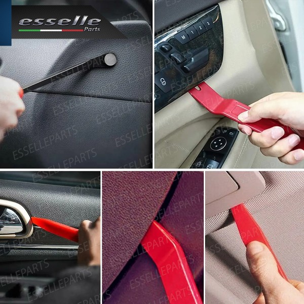 Kit 6 Leve Smontaggio Professionale per Opel Corsa E Antigraffio