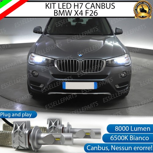 Kit Full LED H7 8000 LUMEN Anabbaglianti BMW X4 F26