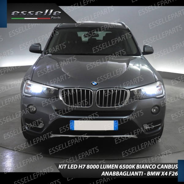 Kit Full LED H7 8000 LUMEN Anabbaglianti BMW X4 F26